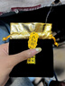 中宋珠寶黃金八方來(lái)財手機貼紙金片足金999新年馬跨年禮物送女友 2mg;八方來(lái)財【絨布袋】 曬單實(shí)拍圖
