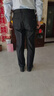 阿悠胖大碼正裝西褲男商務(wù)休閑純色長(cháng)褲加肥加大寬松直筒上班工裝褲子男 曬單實(shí)拍圖