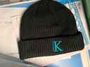 Kocotree兒童帽子男女童秋冬季節韓版保暖針織抗起球時(shí)尚寶寶毛線(xiàn)童帽 子夜黑 L：頭圍50-54cm，推薦3歲-8歲 曬單實(shí)拍圖