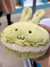 Jellycat新品甜點(diǎn)邦尼兔紙杯馬卡龍兔子蛋糕毛絨玩偶蛋糕高顏值 馬卡龍蛋糕兔配防塵袋 曬單實(shí)拍圖