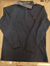 U.S. POLO ASSN.polo衫男翻領(lǐng)秋季純棉商務(wù)休閑長(cháng)袖t恤男士高端上衣 藏藍色 XL 曬單實(shí)拍圖