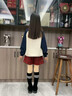 小豬彼特女童短褲秋冬季外穿兒童紅色毛呢裙褲2025新款洋氣大童本命年褲子 4540紅色 裙褲 140 cm 曬單實(shí)拍圖