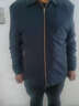 MAGIOPY奢侈品牌男裝2025秋冬新款夾克外套中年男士毛呢子外套爸爸裝 藏藍色加絨[高端禮盒裝] L 175建議115-130斤 曬單實(shí)拍圖