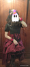 閃動(dòng)少女（SHANDONGSHAONV）莊園暗黑哥特風(fēng)lolita黑色拜新年服紅色提拉套裝洛麗塔cos服裝 套裝[酒紅色裙+黑色上衣] L 曬單實(shí)拍圖