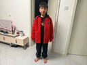 斐樂(lè )FILA兒童棉服2026年春新款男童仿羊羔絨連帽外套新年款拜年服 傳奇紅-RD 160 曬單實(shí)拍圖