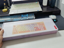 聯(lián)想（Lenovo）K2有線(xiàn)靜音鍵盤(pán) 機械手感 Gasket結構95鍵 混彩燈效 人體工學(xué) 音量旋鈕 有線(xiàn)辦公鍵盤(pán) 拼色 霧海藍 曬單實(shí)拍圖