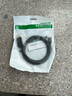 綠聯(lián)（UGREEN） Mini DP轉DP轉接線(xiàn)公對公轉換線(xiàn) 4K高清Surface擴展支持蘋(píng)果雷 Mini DP轉DP公對公-黑色1.5米 曬單實(shí)拍圖