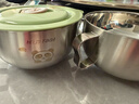 沃德百惠（WORTHBUY）316不銹鋼兒童碗雙層加厚雙耳湯碗吃飯碗防摔防燙寶寶雙柄輔食碗 （316L鋼）兜兜熊+密封蓋 曬單實(shí)拍圖