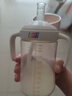 貝因愛(ài)直飲吸管奶瓶一歲以上2歲3歲-6歲寶寶ppsu防摔防漏喝奶喝水學(xué)飲杯 奶瓶+吸水嘴+彩虹背帶 270ml 曬單實(shí)拍圖