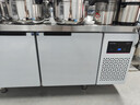 樂(lè )創(chuàng  )（lecon）冷藏工作臺冰柜保鮮操作臺臥式水吧臺奶茶店廚房操作臺冰箱智能款1.5*0.6米冷藏LC-DK-GZT015 曬單實(shí)拍圖