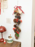 阿楹家飾 AYING美式餐廳圣誕節干花松果串鈴鐺臥室廚房門(mén)上辦公室墻小掛飾 松巖掛飾-圣誕快樂(lè ) 曬單實(shí)拍圖