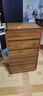 盼季西實(shí)木五斗柜臥室收納柜床尾九斗客廳靠墻儲物立柜胡桃木色抽屜斗櫥 胡桃色五斗柜[板木結合]65cm 送貨入戶(hù)包安裝 曬單實(shí)拍圖
