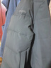 羅蒙（ROMON）特大號中年立領(lǐng)羽絨服男士加肥加大碼寬松白鴨絨胖子短款羽絨外套 灰藍 6XL 建議220-240斤 曬單實(shí)拍圖