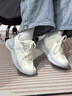 安踏逸塵運動(dòng)鞋女鞋秋冬新款透氣輕便休閑跑步鞋女減震軟底小白鞋子女 【漫波-冬季皮面增高鞋】象牙白/淺霧灰-3 36.5 (230mm) 曬單實(shí)拍圖