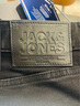 杰克·瓊斯（JACK&JONES）男裝25年秋冬季黑色牛仔褲男士903直筒潮流休閑彈力加絨褲子厚款 E40黑色牛仔 第一批 31 175 W31/L30 曬單實(shí)拍圖
