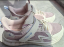 特步（XTEP）兒童童鞋緩震防護運動(dòng)鞋中性輕質(zhì)柔軟跑鞋 年代粉/帆白 36碼 曬單實(shí)拍圖