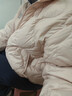 Teenie Weenie【小熊軟糖】小熊女羽絨服冬季寬松翻領(lǐng)輕薄舒適外套 粉色 M 曬單實(shí)拍圖