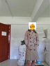 clotho Rennie品牌女裝風(fēng)衣外套女2025春秋新款時(shí)尚英倫風(fēng)雙排扣系帶長袖大衣 藏青藍(lán) XL 曬單實(shí)拍圖