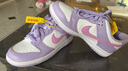 耐克NIKE女子大童休閑鞋 DUNK 運動(dòng)鞋HQ1185-161紫色 38 曬單實(shí)拍圖