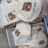 封茗 新生兒衣服禮盒嬰兒0-3個(gè)月見(jiàn)面禮初生套盒純棉滿(mǎn)月寶寶禮物秋冬 抱抱小熊四季【3套衣服】19件套 66cm 3-6個(gè)月 曬單實(shí)拍圖