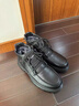 奧康男鞋真皮高幫鞋黑色加絨保暖防滑耐磨厚底棉鞋男士休閑百搭皮鞋 黑色-1255014036H 【順豐包郵】 42 【標準皮鞋尺碼】 曬單實(shí)拍圖