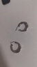 Arsis【許妍同款】自由搭配潺流耳圈耳釘耳環(huán)女送女友禮物   銀色大號 曬單實(shí)拍圖