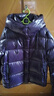 鴨鴨（YAYA）2025冬季新款羽絨服女裝黑金泡芙短款加厚連帽氣質(zhì)休閑保暖厚外套 凝夜紫色 M 曬單實(shí)拍圖
