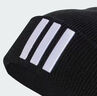 阿迪達斯（adidas）中性 訓練系列 3S BEANIE 針織帽 JM3064 黑色 OSFM 曬單實(shí)拍圖