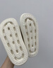 HIPANDA情侶家居EVA拖鞋防滑軟底男女款室內浴室洗澡家用涼拖 白色 40-41 曬單實(shí)拍圖