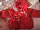 巴拉巴拉童裝兒童羽絨服女童2025新款紅色拜年服寶寶女寶保暖春裝國風(fēng)外套 曬單實(shí)拍圖