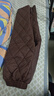 暖冬鴨鴨老年人加肥加大碼羽絨棉褲女外穿純色菱格文藝復古哈倫褲冬季2025 咖啡色 3XL  145-160斤 曬單實(shí)拍圖