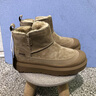 Jeep吉普東北雪地靴男冬季新品加絨保暖皮毛一體男鞋加厚抗寒大棉鞋男 卡其（運動(dòng)碼） 41 曬單實(shí)拍圖
