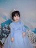 斯納菲女童艾莎公主裙兒童秋冬加絨生日禮服裙愛(ài)莎裙加絨保暖BF80110 冰雪藍-加絨 110 （建議身高105-115cm） 曬單實(shí)拍圖