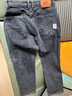 真維斯（Jeanswest）牛仔褲男2026新款潮牌高端春秋季寬松直筒九分褲休閑男士褲子 藍黑色7039（九分） 32 曬單實(shí)拍圖