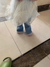 壹號鳳女童牛仔褲秋冬洋氣寶寶喇叭褲加絨加厚保暖冬裝褲子 刺繡淺藍色喇叭牛仔褲 100 曬單實(shí)拍圖