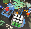 GAN三階迷你小魔方330 328魔方掛件兒童玩具周邊解壓生日禮物 白色框-【328鑰匙扣】 曬單實(shí)拍圖