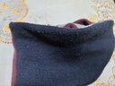 恒源祥秋冬含羊絨圍脖男女套頭護頸椎色保暖脖套防寒圍巾百搭假領(lǐng)子 蘭酒紅【送手提袋】 均碼（22cm*42cm） 曬單實(shí)拍圖