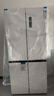 美菱收納師501L十字門(mén)冰箱雙系統雙循環(huán)一級能效雙變頻全空間凈化無(wú)霜大容量白色BCD-501WP9CX國家補貼 曬單實(shí)拍圖