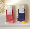 浪莎襪子女秋冬100%純棉加厚毛圈襪抗寒保暖中筒撞色百搭地板襪24新款 【焦糖+咖色】 2雙 曬單實(shí)拍圖
