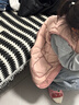 迪士尼女童羽絨馬甲兒童背心內穿內膽大童秋冬保暖坎肩輕女孩薄鴨絨馬夾 粉色 140 cm 曬單實(shí)拍圖