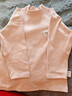 兒童秋衣德絨嬰兒?jiǎn)渭弦虑锒b寶寶保暖內衣高領(lǐng)打底衫內穿男女 粉色 90 曬單實(shí)拍圖
