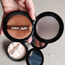 John Jeff天然礦物粉餅底妝控油遮瑕脂皮敏皮敏感肌可用無(wú)需卸妝姐夫 第1代天然礦物粉餅（黃調自然）8g 曬單實(shí)拍圖