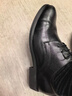 奧康（Aokang）皮鞋男英倫風(fēng)秋季男鞋系帶商務(wù)正裝鞋男士低幫鞋子 黑色42碼 曬單實(shí)拍圖