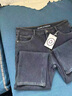 花花公子冬季加絨加厚牛仔褲男寬松直筒保暖大碼闊腿中年褲子秋冬款 藍灰色【加絨款】 32 曬單實(shí)拍圖