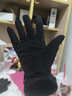 目丸手套女士冬季騎行保暖可愛(ài)兔耳觸屏電動(dòng)車(chē)戶(hù)外防寒防水加絨棉手套 黑色【加絨防水】 曬單實(shí)拍圖