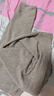 久歲伴【中厚雙面絨】?jì)和Ｅ澞信锒珹類(lèi)秋褲大童高腰護肚打底褲 淺咖 （男女可穿） 170 /身高160-172體重105-120斤【成人可穿】 曬單實(shí)拍圖
