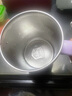 HUYO316不銹鋼水杯帶吸管馬克杯成人辦公室泡茶喝水杯家用便攜咖啡杯 316內膽杯-紫羅蘭【彎管+勺子】 曬單實(shí)拍圖
