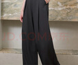 三彩2025秋季新款休閑西裝褲高腰寬松闊腿褲長(cháng)褲通勤Z 曬單實(shí)拍圖