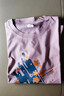 雅蘭褀純棉長(cháng)袖潮流t恤女秋冬新款韓版休閑寬松百搭顯瘦減齡打底衫上衣 淺紫：花朵AUTUMN XL  建議113-127斤 曬單實(shí)拍圖