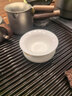 TEAHUE茶漏茶濾白瓷茶葉過(guò)濾網(wǎng)茶水分離茶隔陶瓷公道杯茶具泡茶濾茶神器 曬單實(shí)拍圖